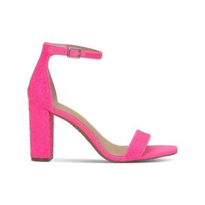 Women’s INC International Concept Lexini 2 Rhinestone Pink Heels Size 9.5 US!